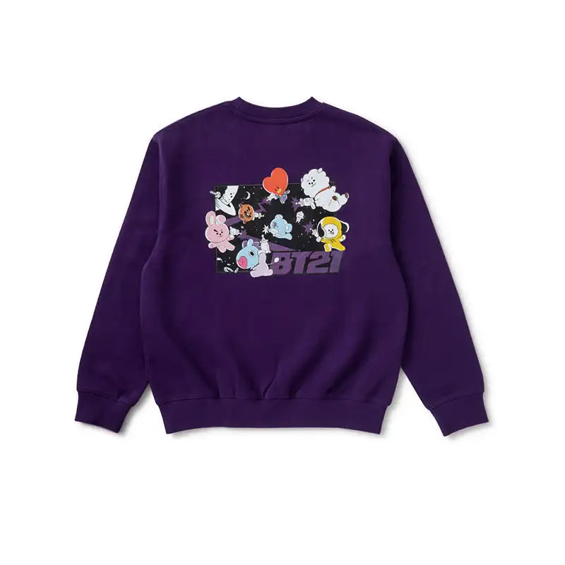 BT21 - Space Squad Sweatshirt - BT21 - Clothing - Harumio