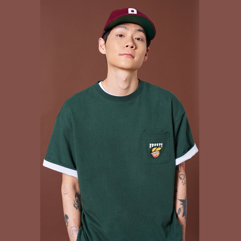 Ebbets Field x Cookie Run - EFF Cookie Run Pocket T-Shirt