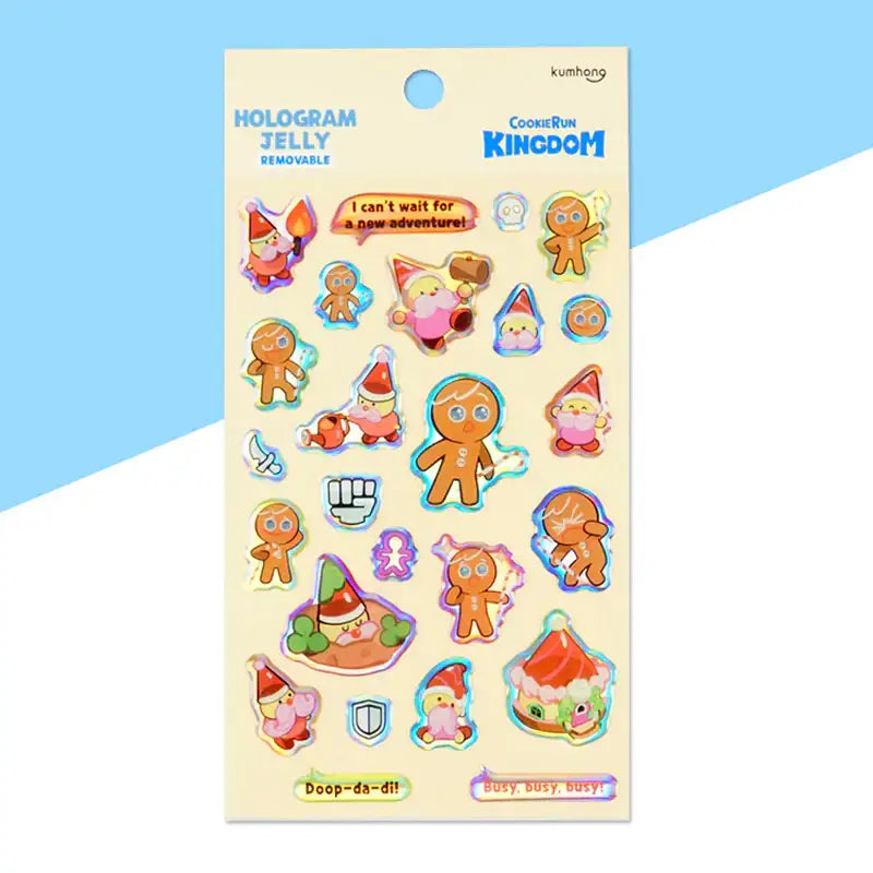Cookie Run - Hologram Jelly Stickers - Cookie Run - Accessories - Harumio