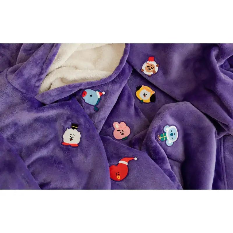 BT21 - Baby Holiday Hoodie Blanket - LINE FRIENDS - Clothes - Harumio