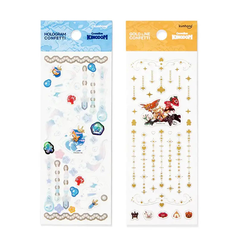 Cookie Run - Confetti Stickers - Cookie Run - Accessories - Harumio