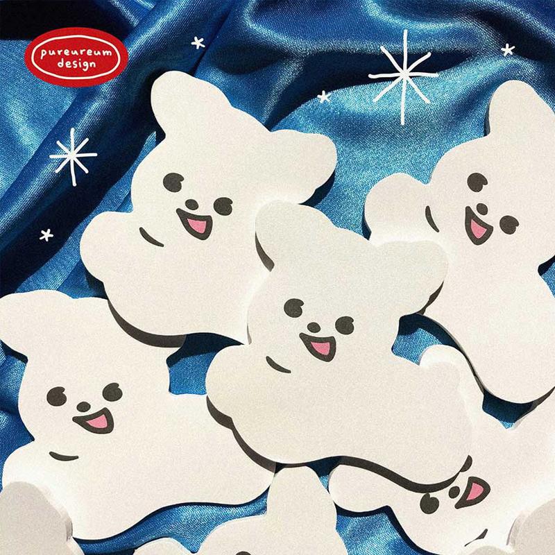 Pureureumdesign x 10x10 - Run Daengdaeng Sticky Note