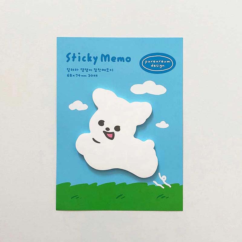 Pureureumdesign x 10x10 - Run Daengdaeng Sticky Note