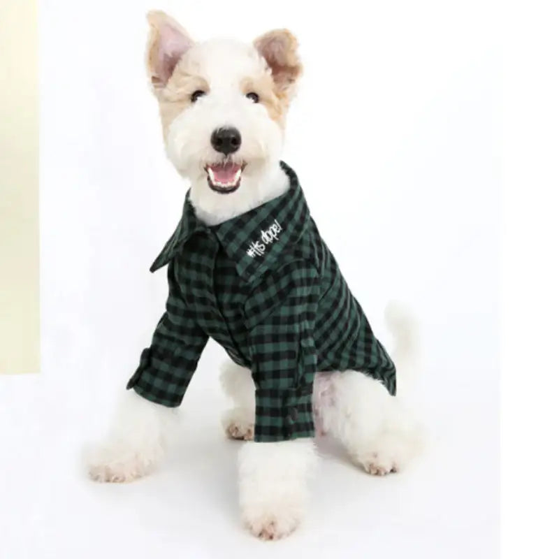 ITSDOG - Pet Gingham Checked Shirt - ITSDOG - Pet Clothes - Harumio