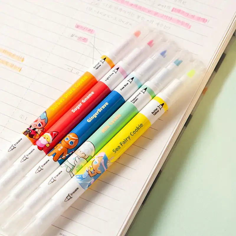 Cookie Run - Highlighter Pen Set - Cookie Run - Accessories - Harumio