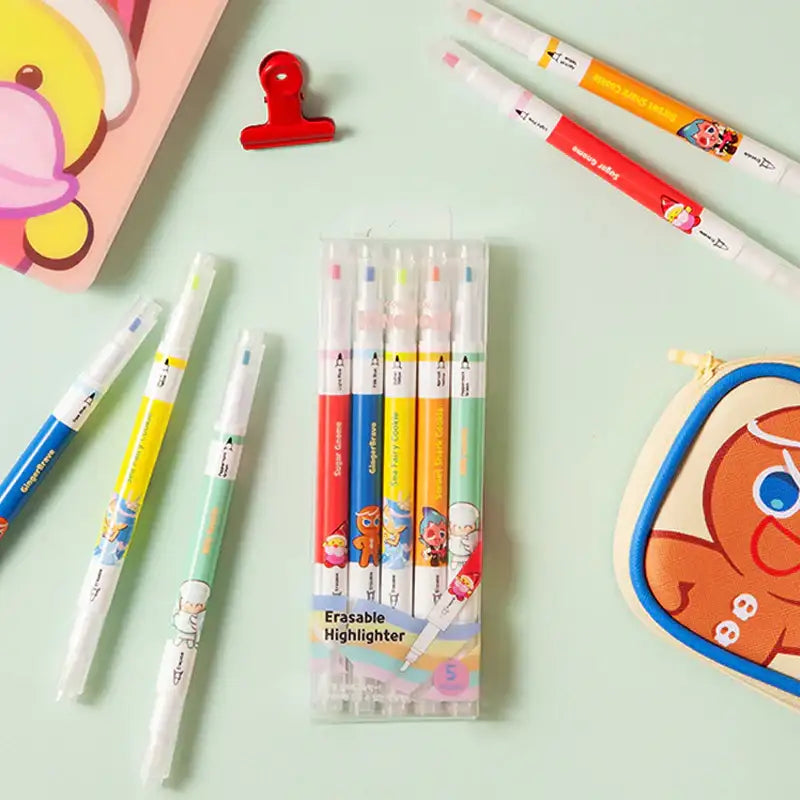Cookie Run - Highlighter Pen Set - Cookie Run - Accessories - Harumio