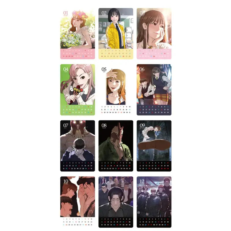 Viral Hit - 2023 Acrylic Calendar - Webtoon Friends - Calendar - Harumio