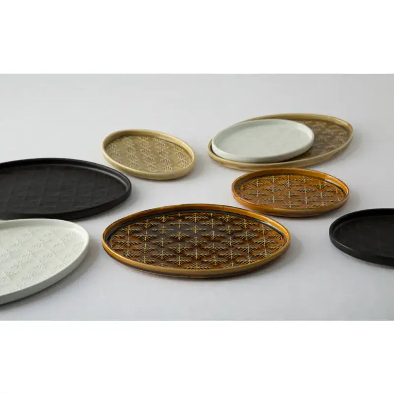 Chaora - Snowflake Ellipse Plate - Chaora - Tableware - Harumio
