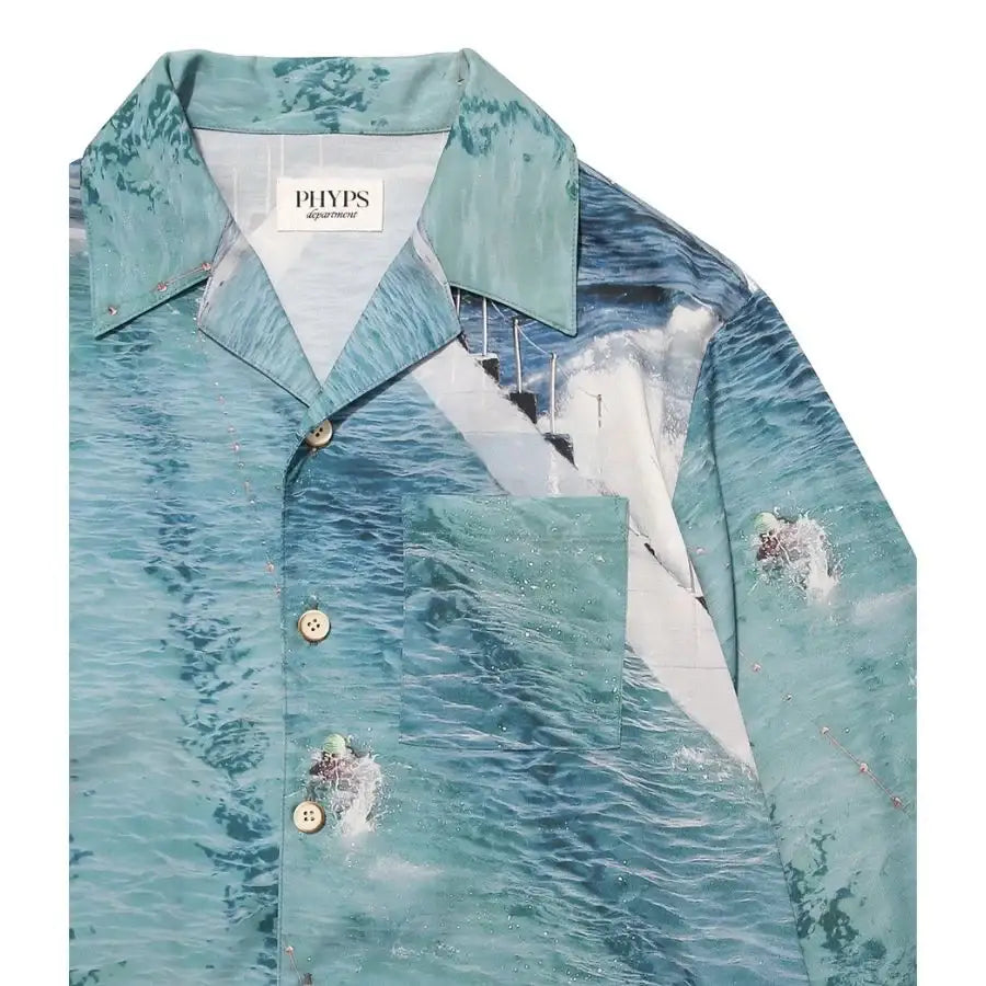 Phyps X Poster Shop - Swimming Poster Pyjama Shirt - Phyps - Pajamas - Harumio