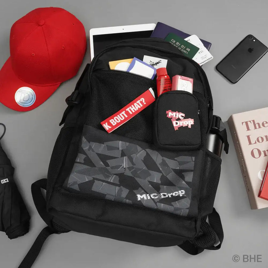 BTS x MIC Drop - Pattern Smart Backpack - BTS x MIC Drop - Accessories - Harumio