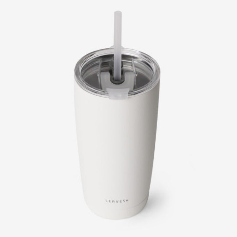 LEAVES- Insulation Straw Tumbler