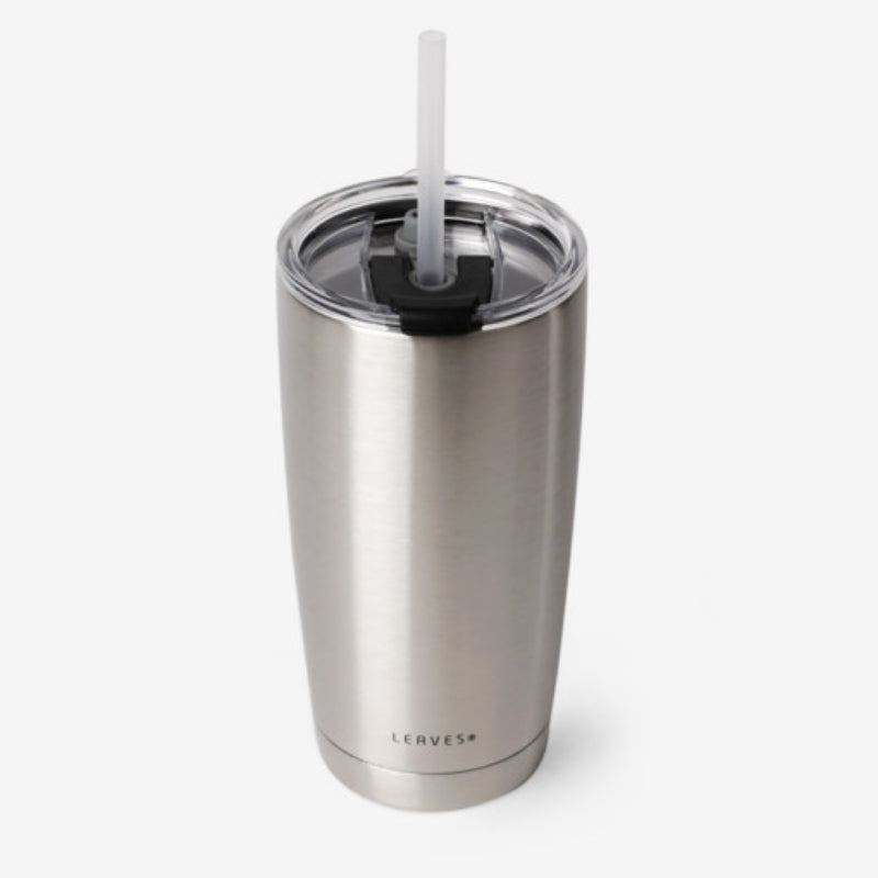 LEAVES- Insulation Straw Tumbler