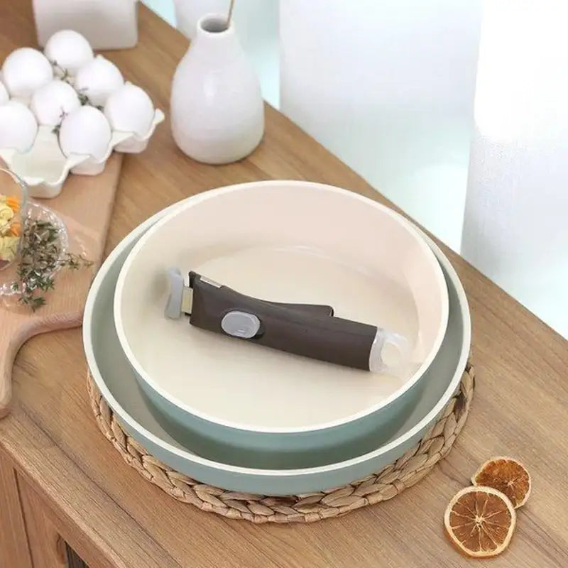 Neoflam Midas Detachable Handle Cookware Set Harumio