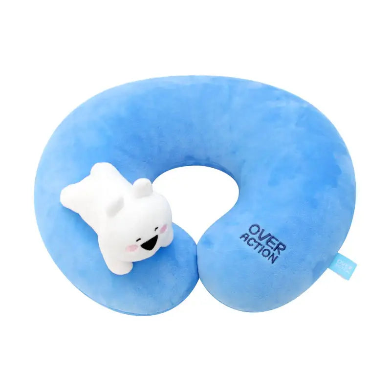 Overaction Bunny - Blue Neck Cushion Season 2 - Overaction Bunny - Cushion - Harumio