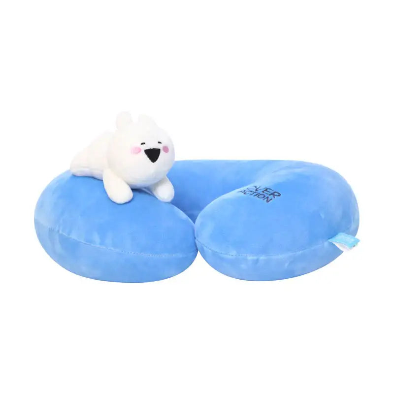 Overaction Bunny - Blue Neck Cushion Season 2 - Overaction Bunny - Cushion - Harumio
