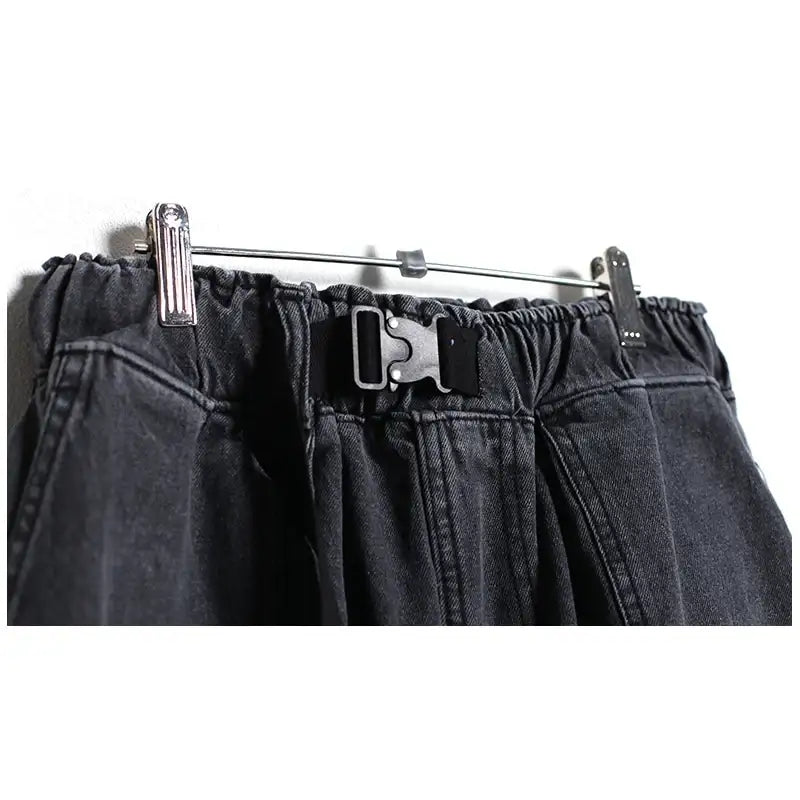 LABel M - Denim Belt Balloon Pants - LABel M - Pants - Harumio