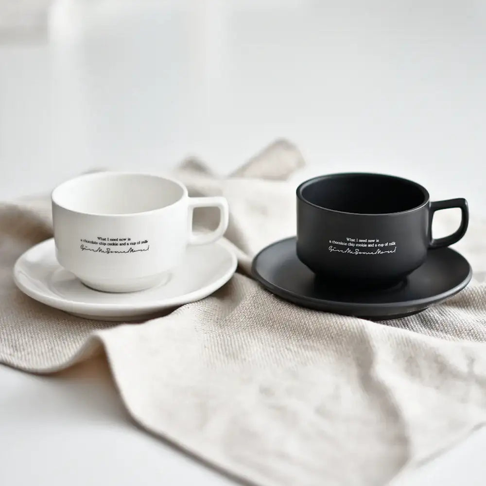August8th - Some More Lettering Coffee Cup Set (200ml) - August8th - Accessories - Harumio