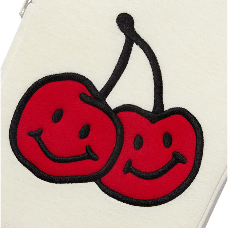 Krish - Doodle Cherry iPad Pouch (Ivory)