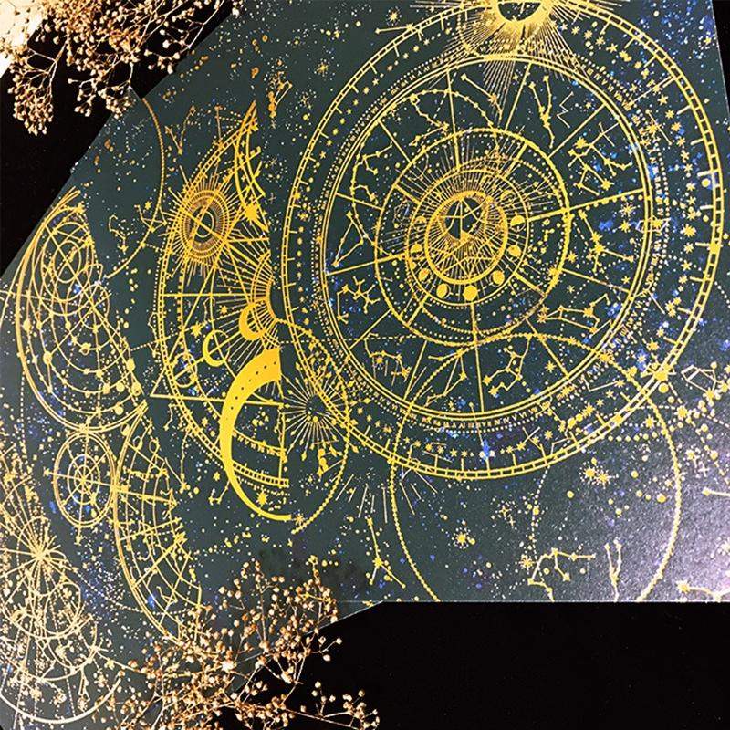 Libet - Gold Leaf Universe Postcard Set - Libet - Stationary - Harumio