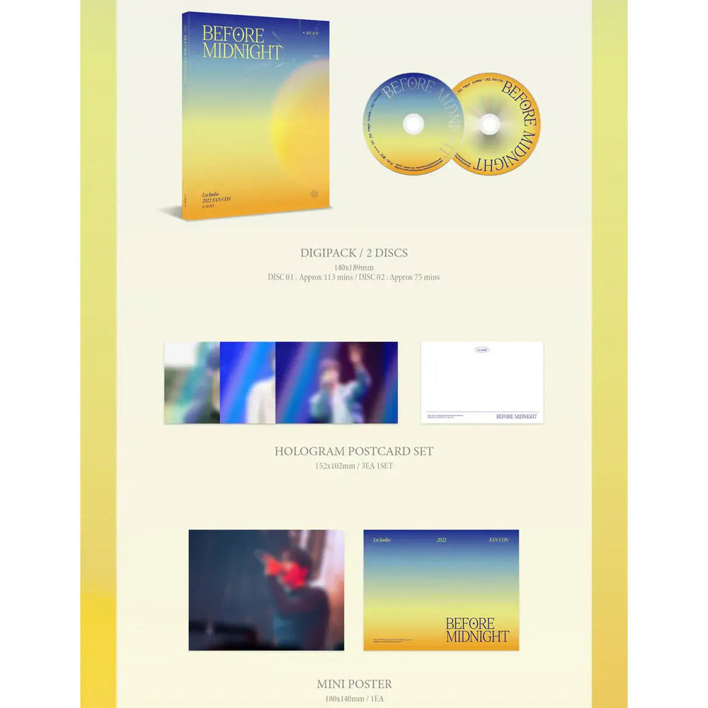 Lee Jun-ho (2PM) - 2022 Fan-Con [Before Midnight] Blu-Ray - Lee Jun-ho - Album - Harumio