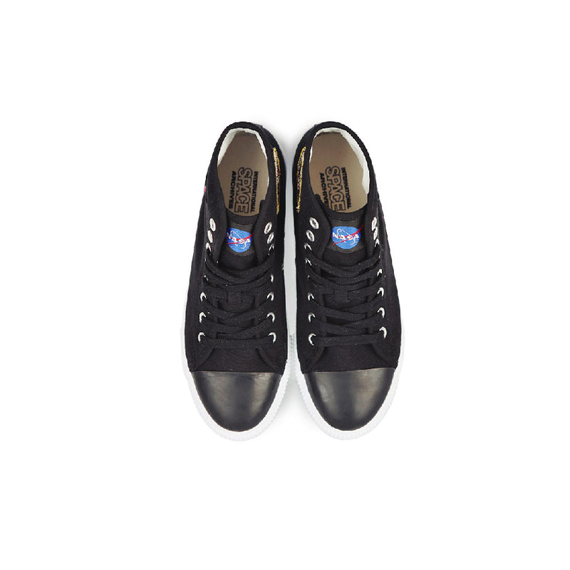 Siero x NASA - Logo Patch High Top Sneakers - Black