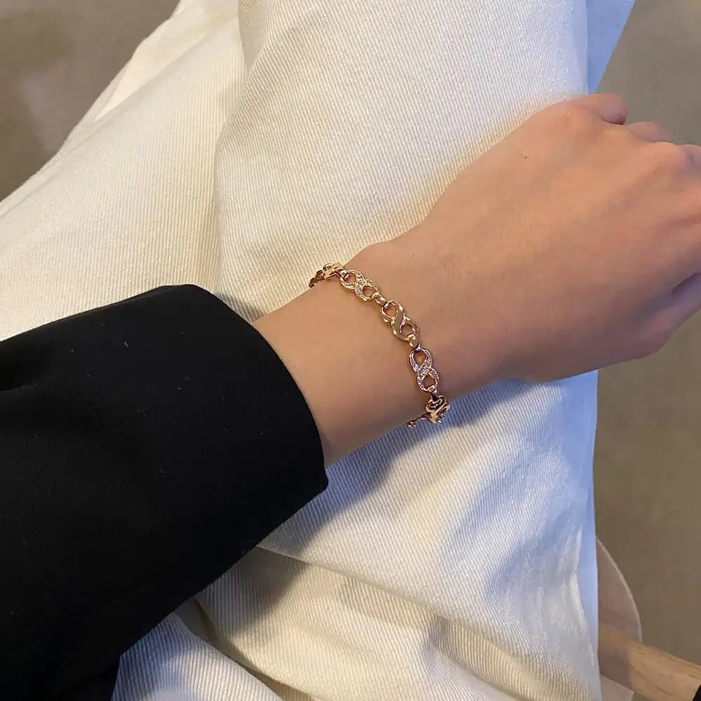 OST - Infinite Rose Gold Bracelet - OST - Jewelry - Harumio