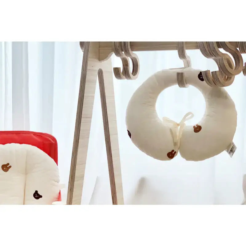 Malolotte x dot to dot - Quilted Embroidered Neck Cushion - Malolotte - Home & Living, Accessories - Harumio