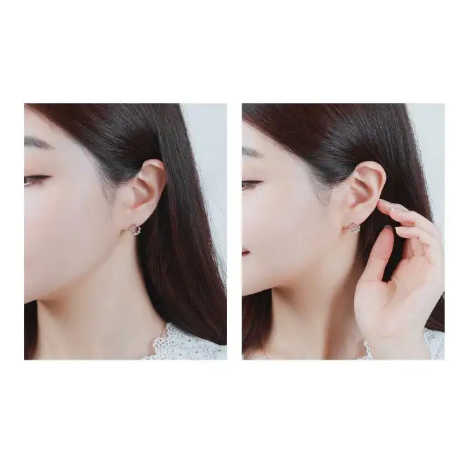 CLUE - Hydrangea Leaf Silver Earrings - CLUE - Jewelry - Harumio
