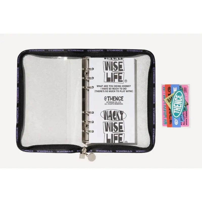 THENCE - PVC Sewing Lettering Pouch Diary - THENCE - Stationary - Harumio