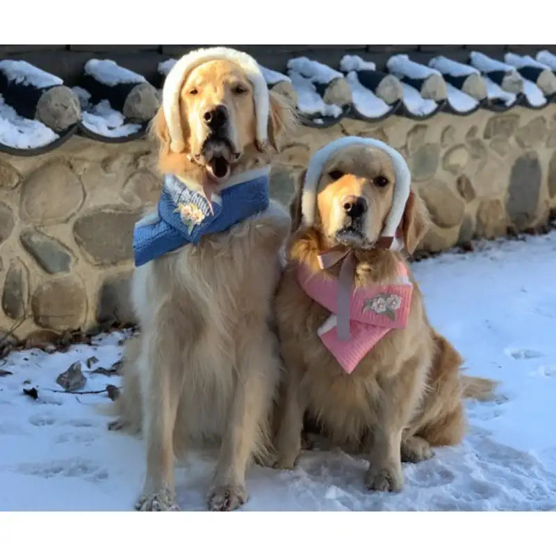 ITSDOG - Pet Narcissus Quilted Scarf - ITSDOG - Pet Accesories - Harumio