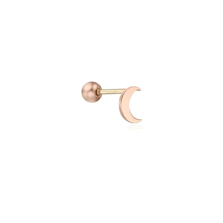 CLUE - Moon 10K/14K Gold Ear Pierce - CLUE - Jewelry - Harumio