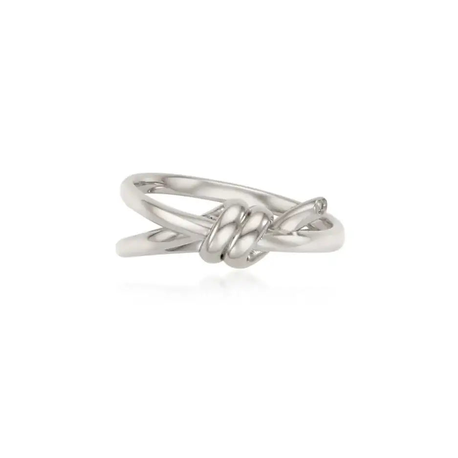 OST - Double Twisted Silver Ring - OST - Jewelry - Harumio