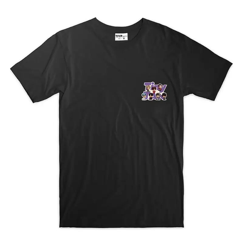 BTS - TinyTAN x TIYP - Logo Black Pajama - BTS - Clothing - Harumio