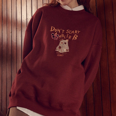 Ambler - Ghost Bear Overfit Hoodie Sweatshirt