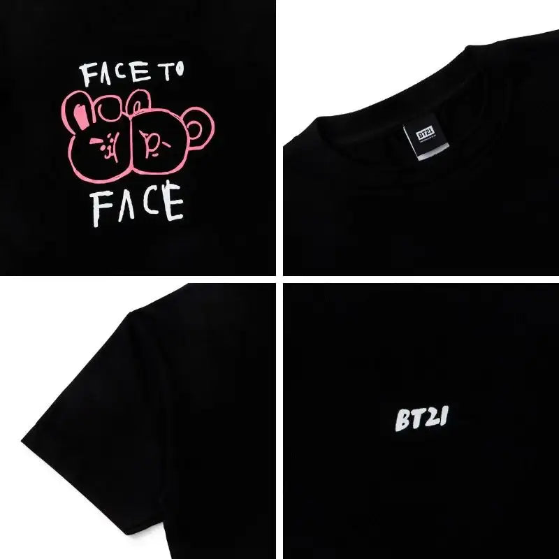 BT21 - Music Short Sleeve T-Shirt - BT21 - T-Shirt - Harumio