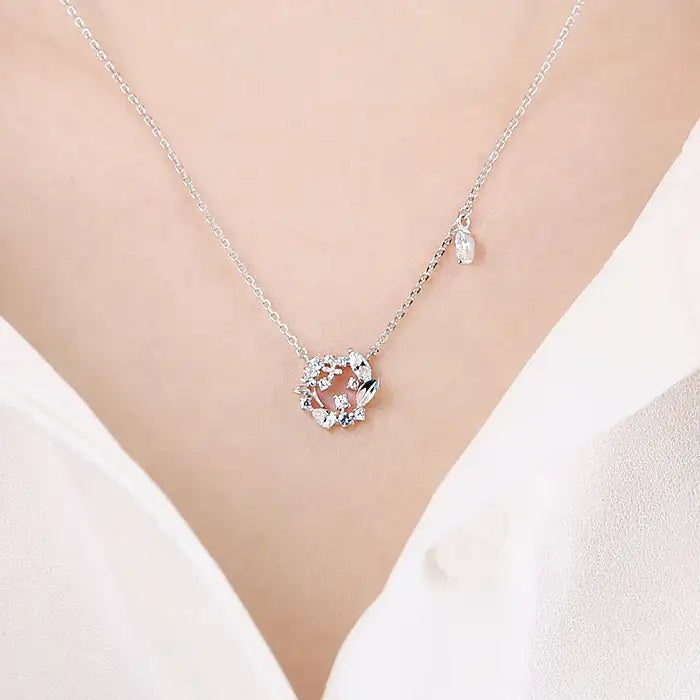 OST - May Emerald Lilac Birth Flower Necklace - OST - Jewelry - Harumio