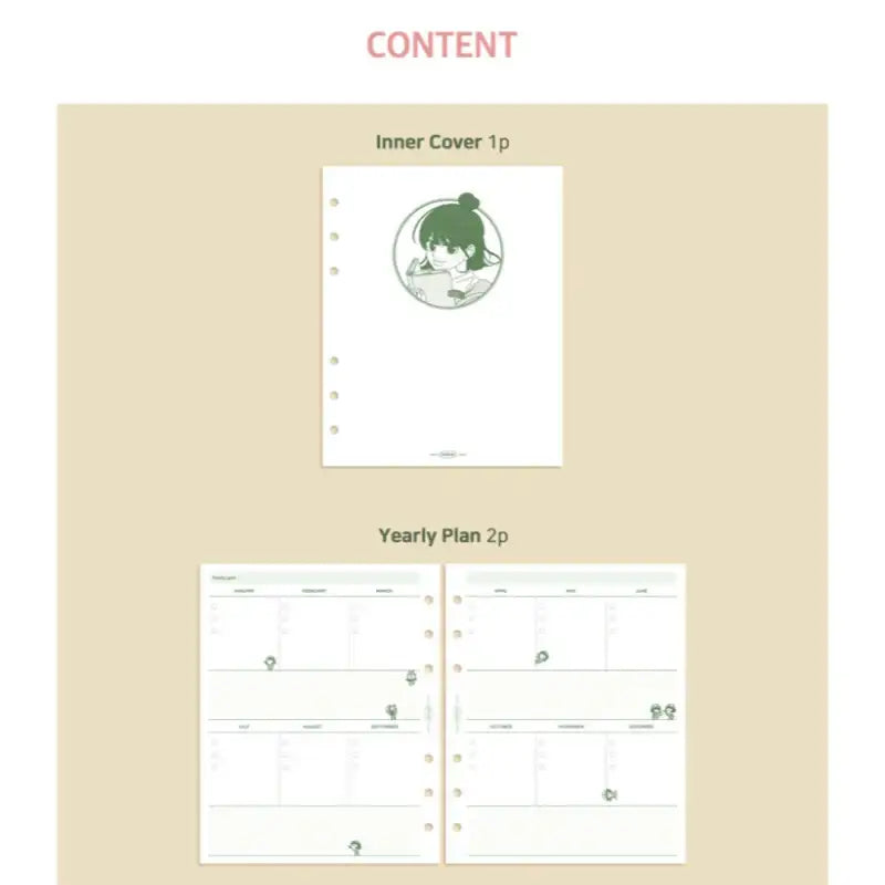 Romance 101 - Diary Set - Webtoon Friends - Stationery, Accessories - Harumio
