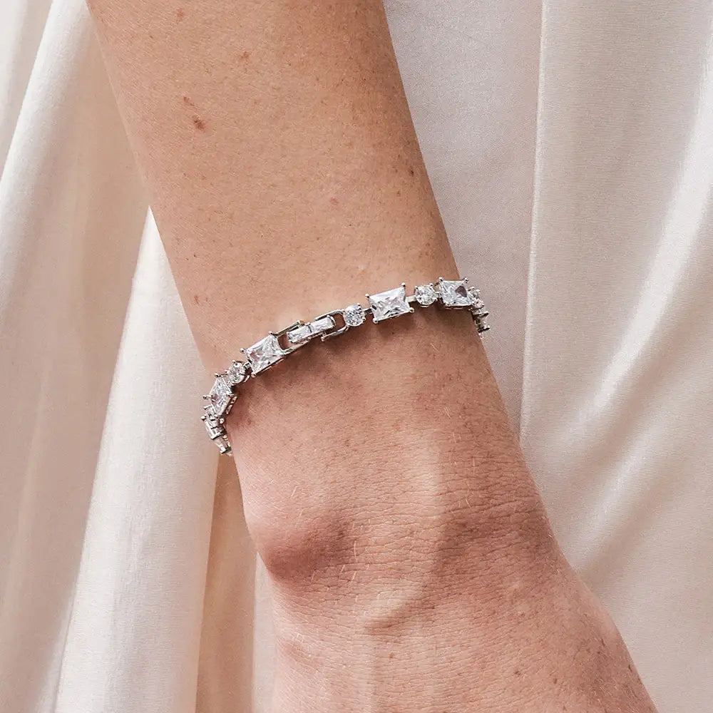 OST - Twinkle White Square Bracelet - OST - Jewelry - Harumio