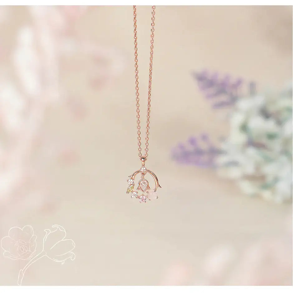 CLUE - Lily of the Valley Silver Necklace - CLUE - Jewelry - Harumio