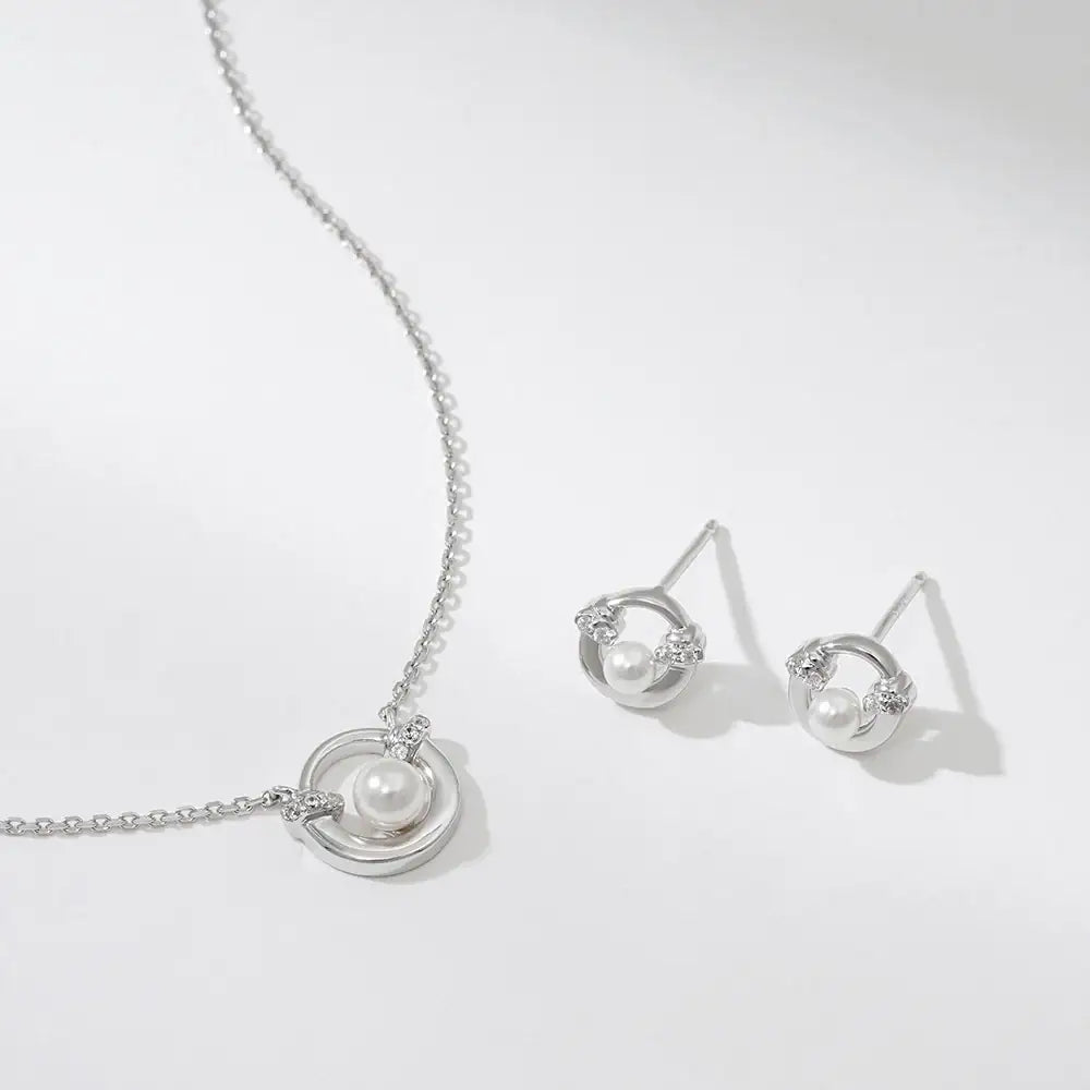 OST - Lucky Rock Horseshoe Pearl Earring - OST - Jewelry - Harumio