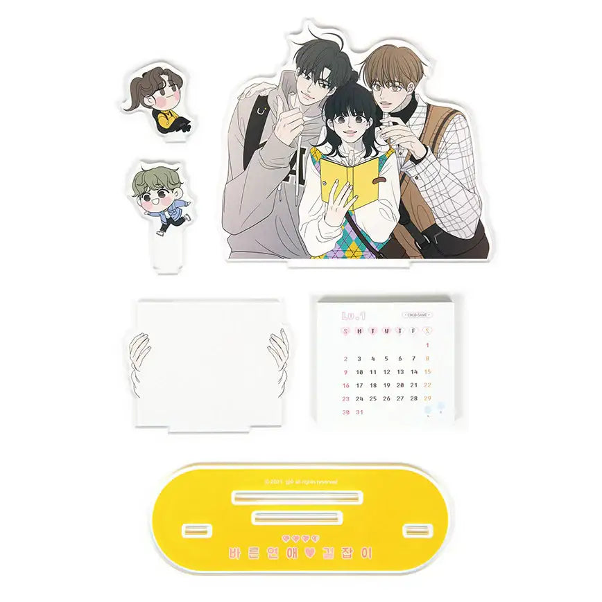 Guide to True Love - 2022 Acrylic Stand Calendar - Guide to True Love - Acrylic Stand - Harumio