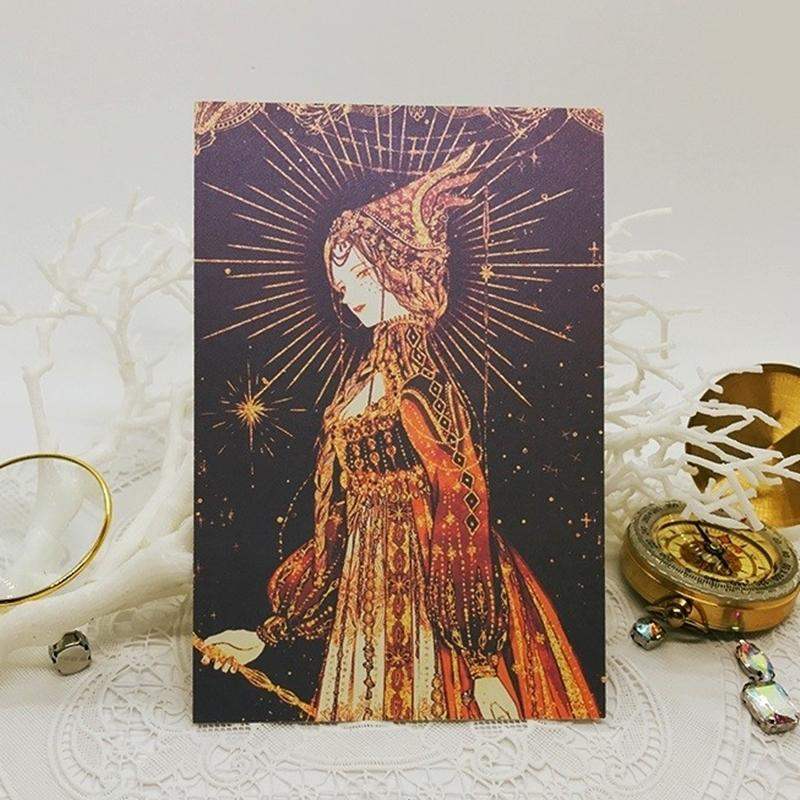 Libet - Estrella Gold Leaf Postcard Set - Libet - Stationary - Harumio