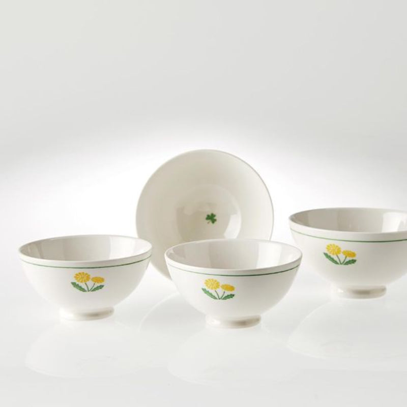 Korean L Dandelion - Rice + Soup Bowl Set