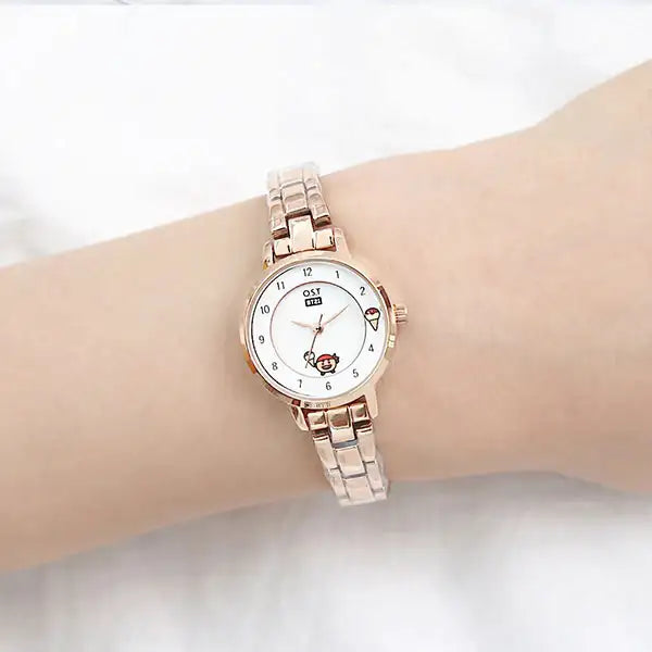 BT21 x OST - Rose Gold Metal Watch - Shooky - BT21 - Watches - Harumio