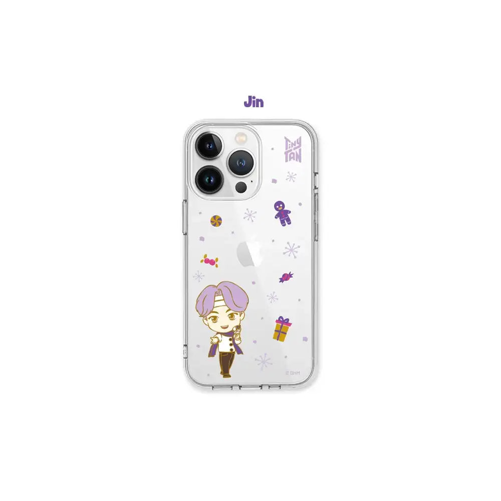 BTS - TinyTAN Purple Holidays Clear Soft Phone Case (Galaxy) - BTS - Accessories - Harumio