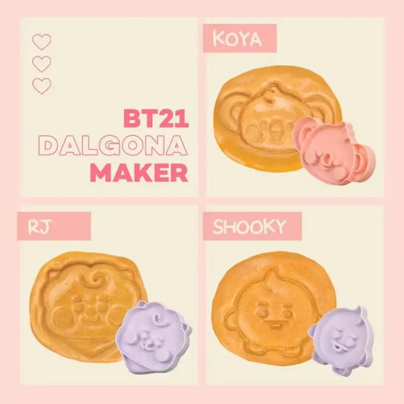 BT21 - Baby Dalgona Maker - LINE FRIENDS - Kitchenware - Harumio