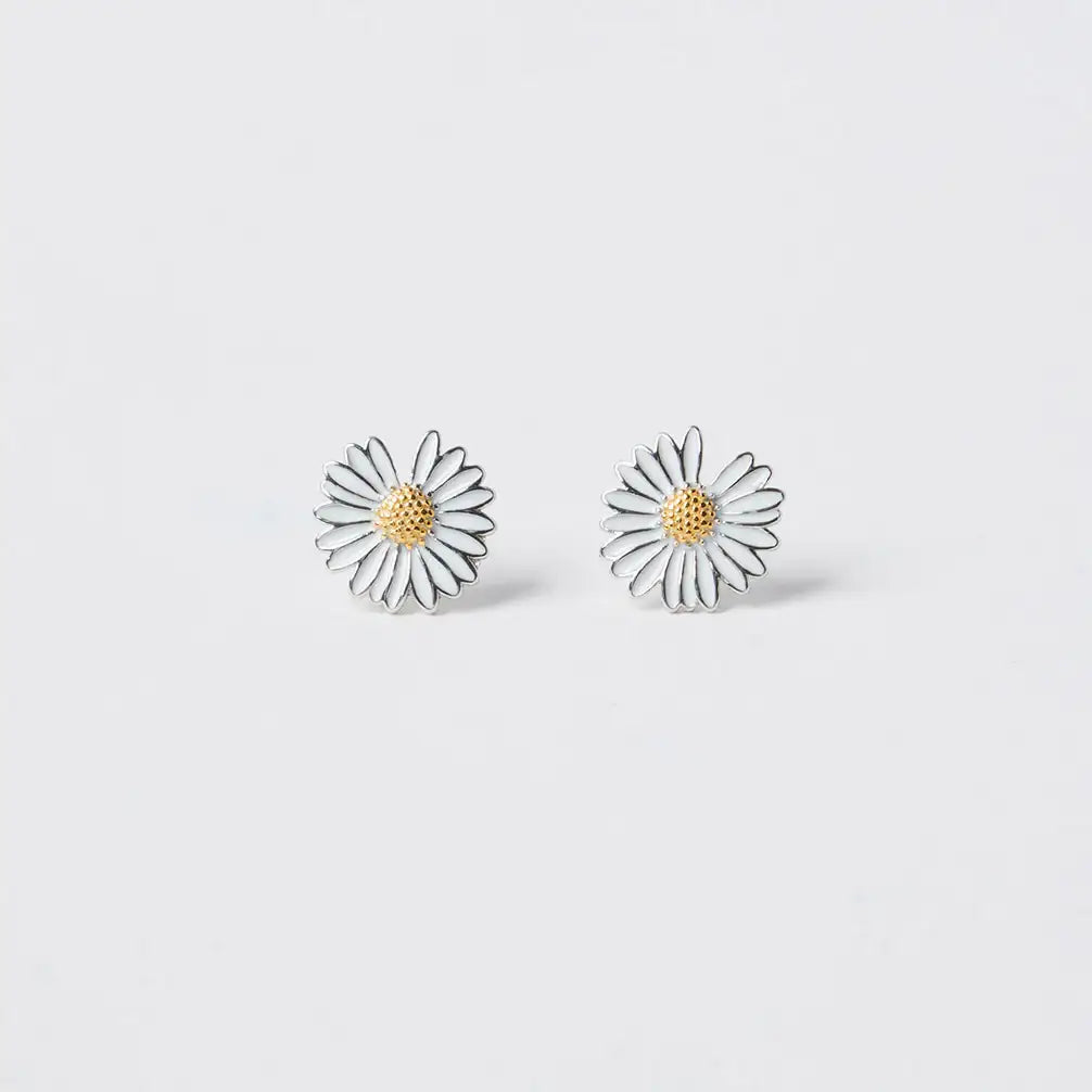 OST - Slit Daisy Silver Earrings - OST - Jewelry - Harumio