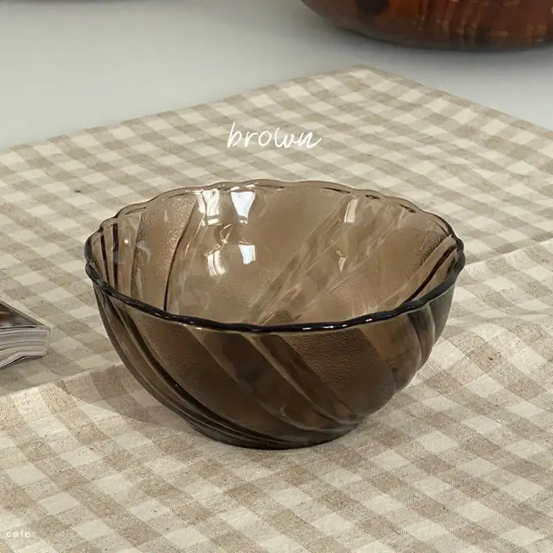 Like A Cafe - Glossy Marine & Brown Bowl - Like A Cafe - Home & Living - Harumio