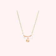 CLUE - Graceful Rose Gold Silver Necklace - CLUE - Jewelry - Harumio