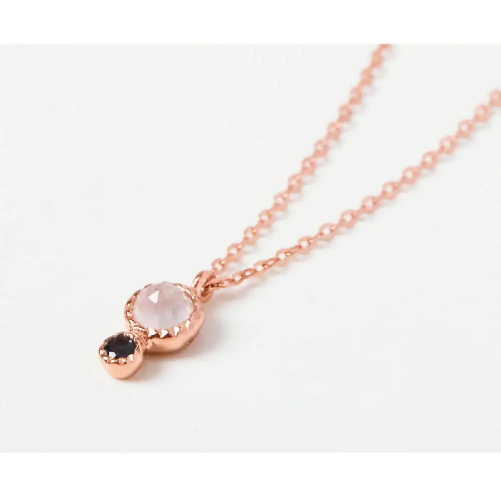 CLUE - Wish Spell Moonstone Natural Stone Silver Necklace - CLUE - Jewelry - Harumio